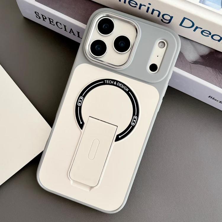 Capa de Telemóvel Magnética Híbrida em TPU com Sensação de Pele e PC com Suporte, Para iPhone 17 Pro Max, Para iPhone 17 Pro, Para iPhone 17, Para iPhone 16 Pro Max, Para iPhone 16 Pro, Para iPhone 16, Para iPhone 15 Pro Max, Para iPhone 15 Pro