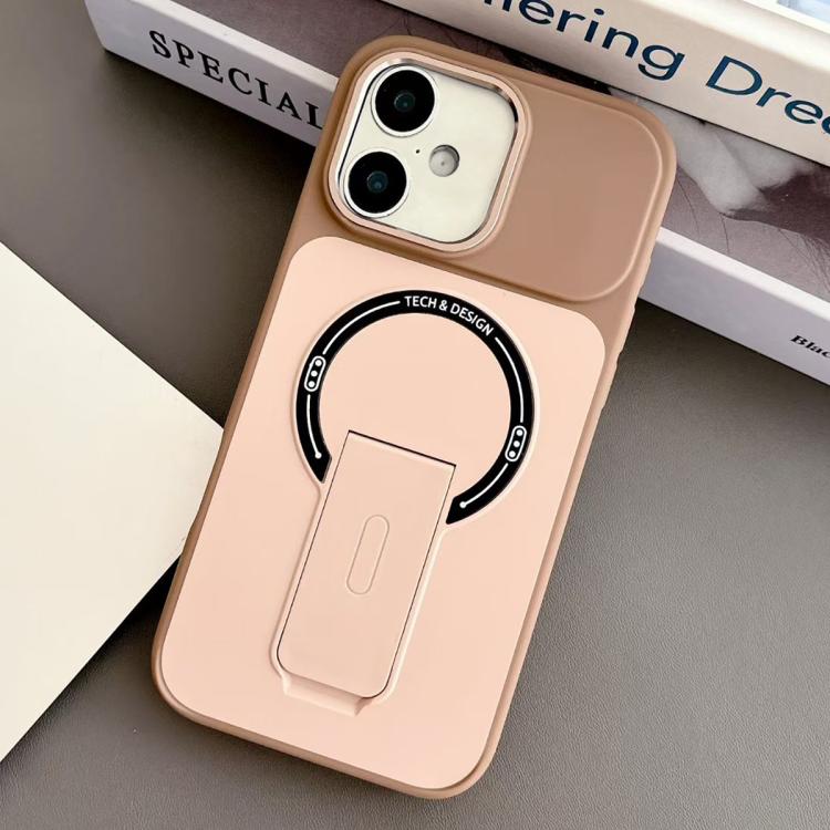 Capa de Telemóvel Magnética Híbrida em TPU com Sensação de Pele e PC com Suporte, Para iPhone 17 Pro Max, Para iPhone 17 Pro, Para iPhone 17, Para iPhone 16 Pro Max, Para iPhone 16 Pro, Para iPhone 16, Para iPhone 15 Pro Max, Para iPhone 15 Pro