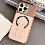 Capa de Telemóvel Magnética Híbrida em TPU com Sensação de Pele e PC com Suporte, Para iPhone 15, Para iPhone 14, Para iPhone 14 Pro, Para iPhone 14 Pro Max, Para iPhone 13 Pro Max, Para iPhone 13 Pro, Para iPhone 13