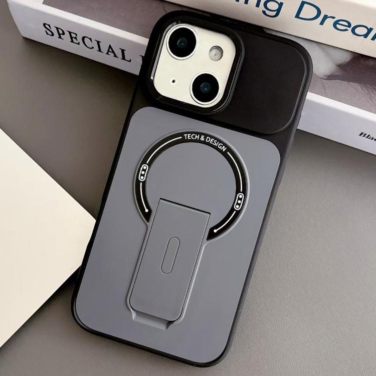 Capa de Telemóvel Magnética Híbrida em TPU com Sensação de Pele e PC com Suporte, Para iPhone 15, Para iPhone 14, Para iPhone 14 Pro, Para iPhone 14 Pro Max, Para iPhone 13 Pro Max, Para iPhone 13 Pro, Para iPhone 13