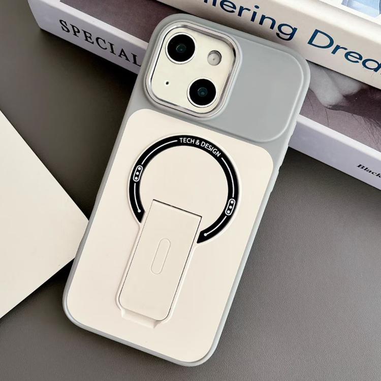 Capa de Telemóvel Magnética Híbrida em TPU com Sensação de Pele e PC com Suporte, Para iPhone 15, Para iPhone 14, Para iPhone 14 Pro, Para iPhone 14 Pro Max, Para iPhone 13 Pro Max, Para iPhone 13 Pro, Para iPhone 13