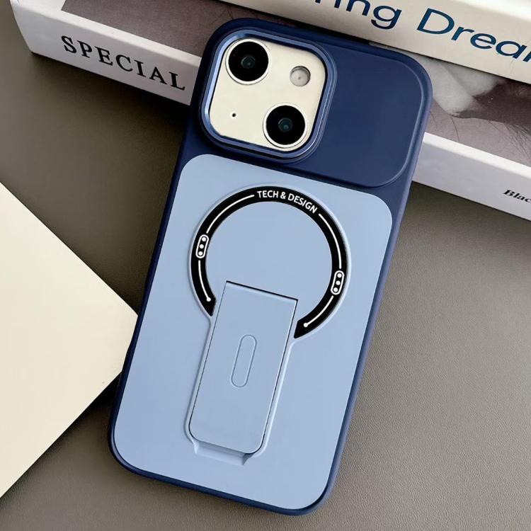 Capa de Telemóvel Magnética Híbrida em TPU com Sensação de Pele e PC com Suporte, Para iPhone 15, Para iPhone 14, Para iPhone 14 Pro, Para iPhone 14 Pro Max, Para iPhone 13 Pro Max, Para iPhone 13 Pro, Para iPhone 13