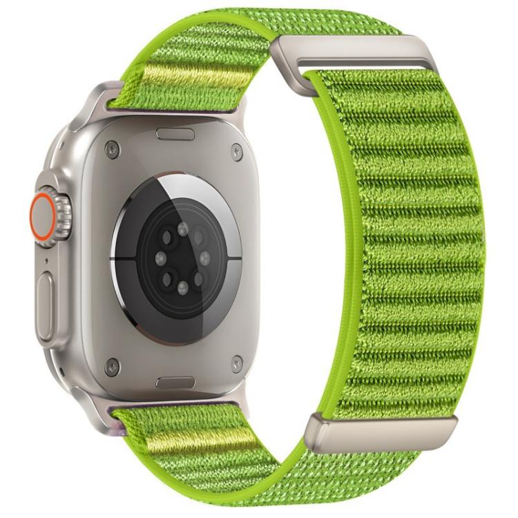 Correia de relógio em nylon com padrão de montanha em duas secções xDfind, para Apple Watch 42 / 44 / 45 / 46 / 49mm, para Apple Watch 38 / 40 / 41 / S11 42mm