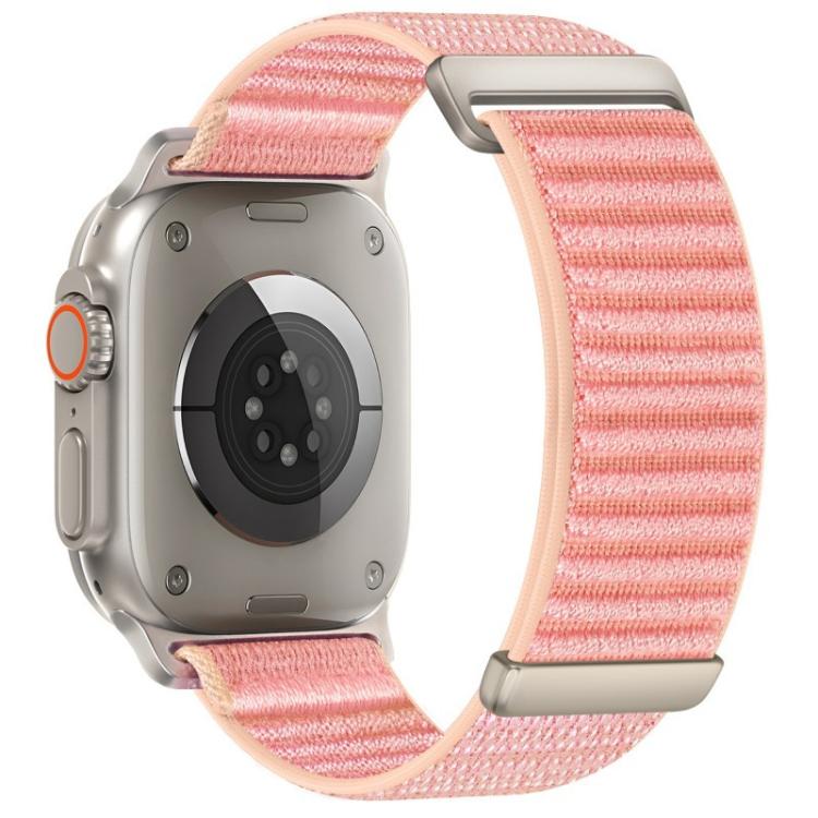 Correia de relógio em nylon com padrão de montanha em duas secções xDfind, para Apple Watch 42 / 44 / 45 / 46 / 49mm, para Apple Watch 38 / 40 / 41 / S11 42mm