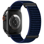 Correia de relógio em nylon com padrão de montanha em duas secções xDfind, para Apple Watch 42 / 44 / 45 / 46 / 49mm, para Apple Watch 38 / 40 / 41 / S11 42mm