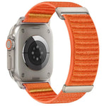 Correia de relógio em nylon com padrão de montanha em duas secções xDfind, para Apple Watch 42 / 44 / 45 / 46 / 49mm, para Apple Watch 38 / 40 / 41 / S11 42mm