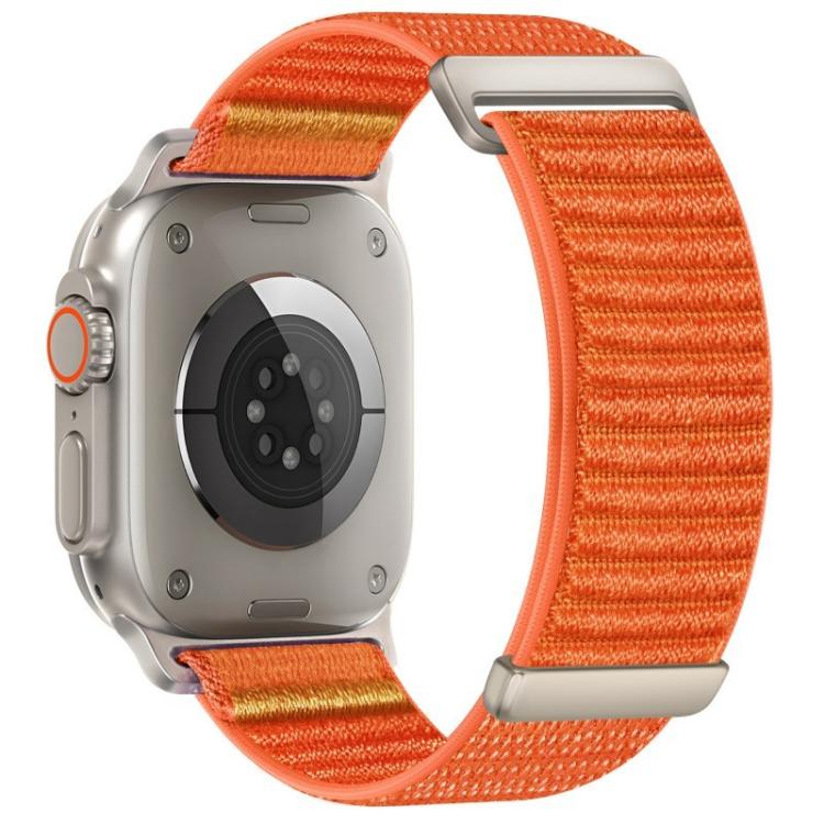 Correia de relógio em nylon com padrão de montanha em duas secções xDfind, para Apple Watch 42 / 44 / 45 / 46 / 49mm, para Apple Watch 38 / 40 / 41 / S11 42mm