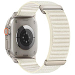 Correia de relógio em nylon com padrão de montanha em duas secções xDfind, para Apple Watch 42 / 44 / 45 / 46 / 49mm, para Apple Watch 38 / 40 / 41 / S11 42mm