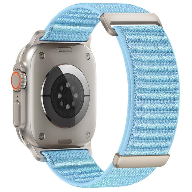 Correia de relógio em nylon com padrão de montanha em duas secções xDfind, para Apple Watch 42 / 44 / 45 / 46 / 49mm, para Apple Watch 38 / 40 / 41 / S11 42mm