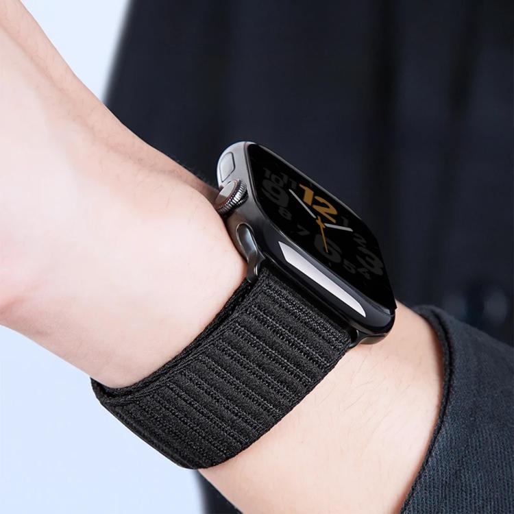 Correia de relógio em nylon com padrão de montanha em duas secções xDfind, para Apple Watch 42 / 44 / 45 / 46 / 49mm, para Apple Watch 38 / 40 / 41 / S11 42mm