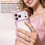 Capa de Telemóvel em TPU Electroplated com Diamantes em Forma de Estrela Ondulada e Torcida, Resistente a Choques, Para iPhone 17 Pro Max, Para iPhone 17 Pro, Para iPhone 17, Para iPhone 16 Pro Max, Para iPhone 16 Pro, Para iPhone 16