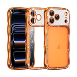 Capa de Telemóvel em TPU Electroplated com Diamantes em Forma de Estrela Ondulada e Torcida, Resistente a Choques, Para iPhone 17 Pro Max, Para iPhone 17 Pro, Para iPhone 17, Para iPhone 16 Pro Max, Para iPhone 16 Pro, Para iPhone 16