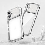 Capa de Telemóvel em TPU Electroplated com Diamantes em Forma de Estrela Ondulada e Torcida, Resistente a Choques, Para iPhone 17 Pro Max, Para iPhone 17 Pro, Para iPhone 17, Para iPhone 16 Pro Max, Para iPhone 16 Pro, Para iPhone 16