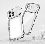 Capa de Telemóvel em TPU Electroplated com Diamantes em Forma de Estrela Ondulada e Torcida, Resistente a Choques, Para iPhone 17 Pro Max, Para iPhone 17 Pro, Para iPhone 17, Para iPhone 16 Pro Max, Para iPhone 16 Pro, Para iPhone 16