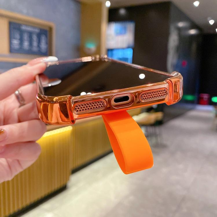 Capa de telemóvel magnética com suporte anel Crystal Shield TPU + acrílico, para iPhone 13