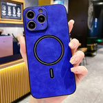 Capa de Telemóvel Magnética em Pele Sintética de Carneiro, Para iPhone 14 Pro Max, Para iPhone 13 Pro Max, Para iPhone 13 Pro, Para iPhone 13, Para iPhone 12, Para iPhone 12 Pro Max, Para iPhone 12 Pro, Para iPhone 11 Pro Max