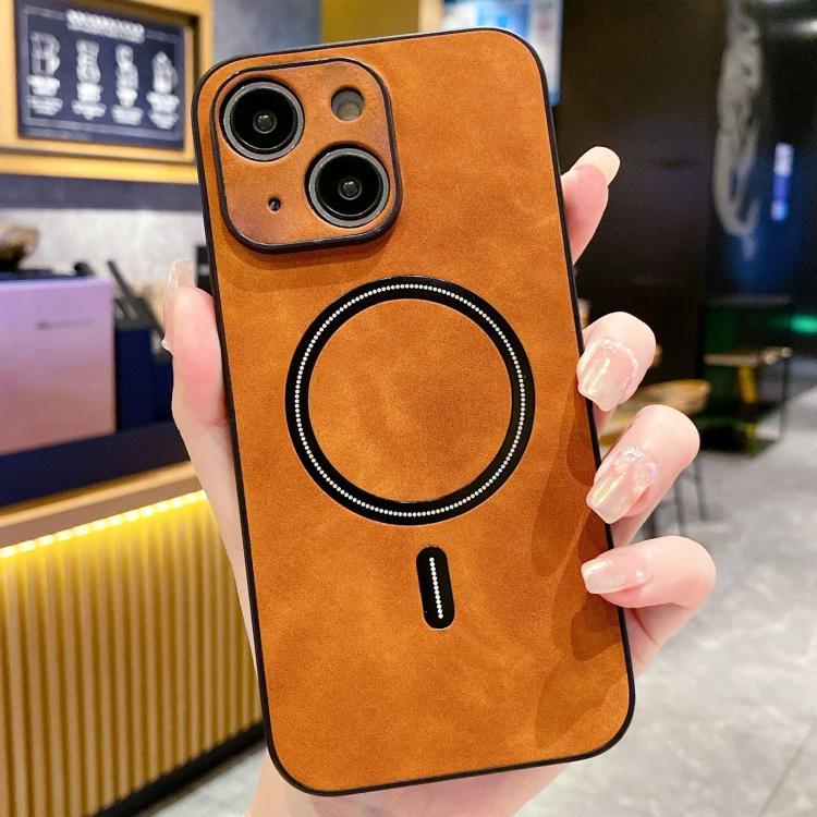 Capa de Telemóvel Magnética em Pele Sintética de Carneiro, Para iPhone 14 Pro Max, Para iPhone 13 Pro Max, Para iPhone 13 Pro, Para iPhone 13, Para iPhone 12, Para iPhone 12 Pro Max, Para iPhone 12 Pro, Para iPhone 11 Pro Max