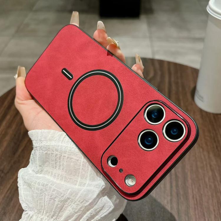 Capa magnética para telemóvel em pele sintética de pele de cordeiro, para iPhone 17e / 16e, para iPhone 17 Pro Max, para iPhone 17 Pro, para iPhone 17, para iPhone Air, para iPhone 16 Pro Max, para iPhone 16 Pro, para iPhone 16 Plus