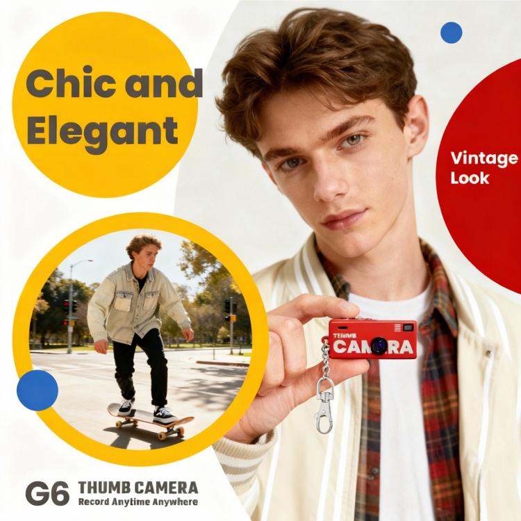 Câmara Digital Mini Infantil G6 com Ecrã TFT de 0,96 polegadas