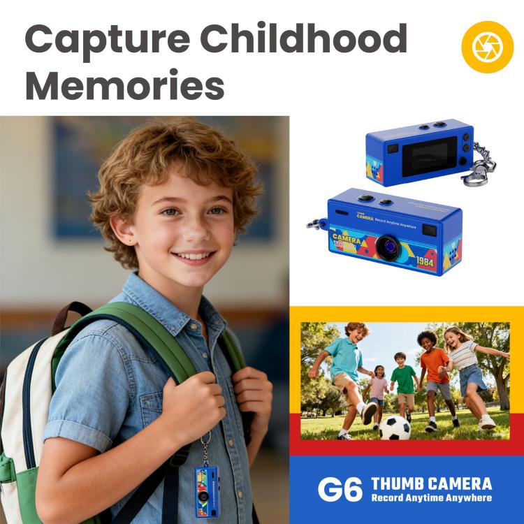 Câmara Digital Mini Infantil G6 com Ecrã TFT de 0,96 polegadas