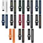 Pulseira de silicone bicolor de cabeça plana xDfind para relógio, para Google Pixel Watch 4 / 3 / 2 / 1 41mm