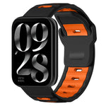 xDfind Flat-head Dual-color Silicone Watch Band, For Xiaomi Band 10 Pro / 9 Pro / Redmi Watch 6, For Redmi Watch 3 Active / Watch 3 Lite, For Redmi Watch 3