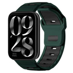 xDfind Flat-head Dual-color Silicone Watch Band, For Xiaomi Band 10 Pro / 9 Pro / Redmi Watch 6, For Redmi Watch 3 Active / Watch 3 Lite, For Redmi Watch 3