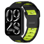 xDfind Flat-head Dual-color Silicone Watch Band, For Xiaomi Band 10 Pro / 9 Pro / Redmi Watch 6, For Redmi Watch 3 Active / Watch 3 Lite, For Redmi Watch 3