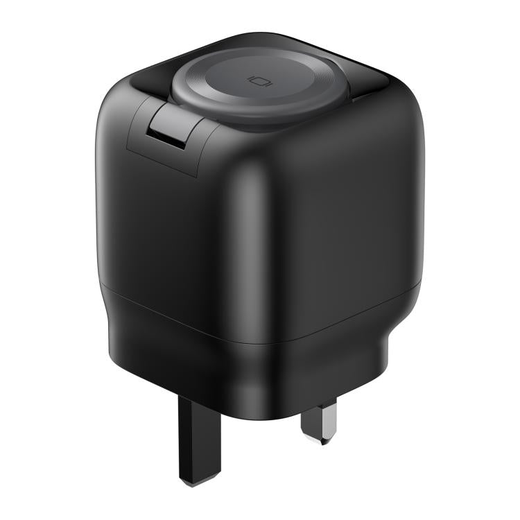 Carregador de Viagem GaN 3 em 1 Havit UC250 35W com Cabo Retrátil Type-C, UC250 (Ficha UK)