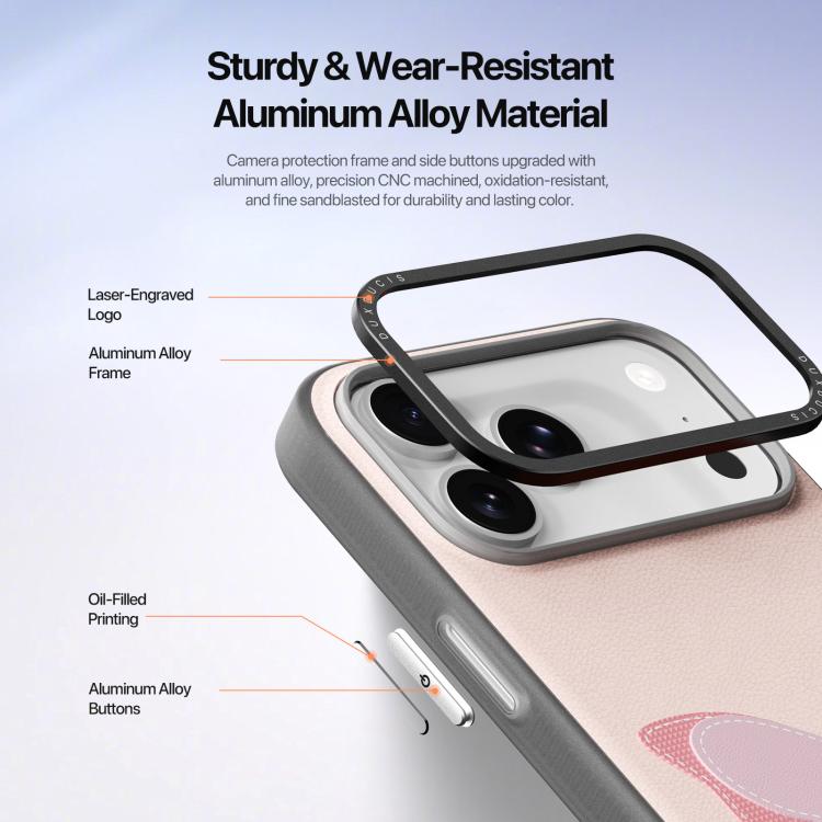 Capa para telemóvel série DUX DUCIS LUVY com anel para dedo, para iPhone 17 Pro Max, para iPhone 17 Pro, para iPhone 17