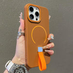 Capa magnética TPU com sensação de pele e alça de silicone, para iPhone 13, iPhone 12 / 12 Pro, iPhone 12 Pro Max, iPhone 11 Pro Max, iPhone 11, iPhone 11 Pro