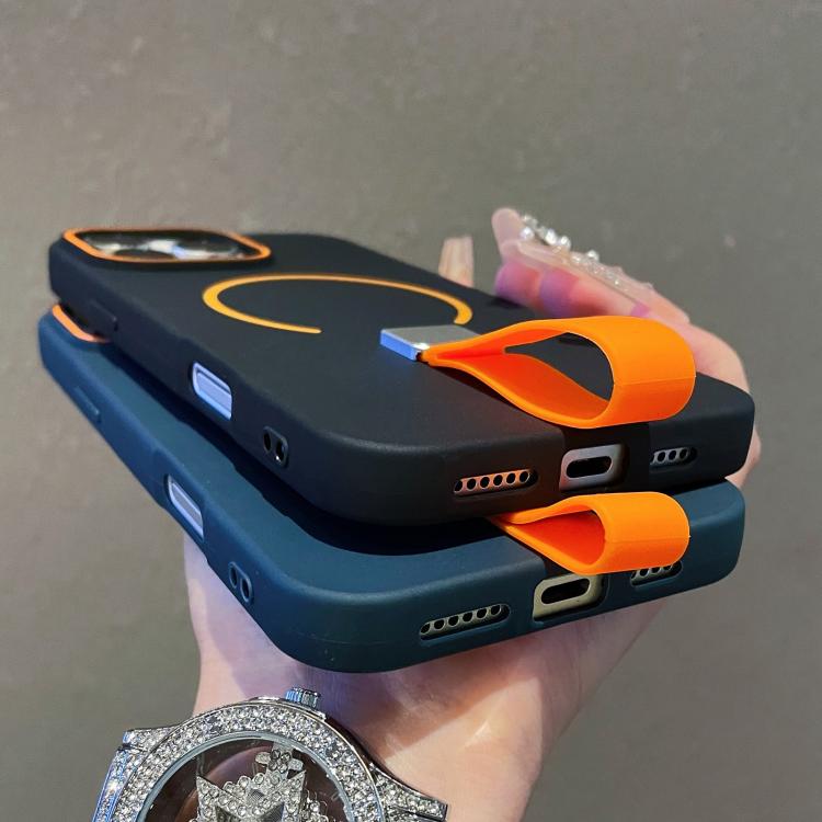 Capa magnética TPU com sensação de pele e alça de silicone, para iPhone 13, iPhone 12 / 12 Pro, iPhone 12 Pro Max, iPhone 11 Pro Max, iPhone 11, iPhone 11 Pro