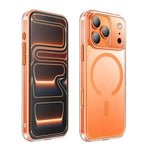 Capa para telemóvel magnética transparente fosca XDcase resistente a choques, para iPhone 17 Pro Max, para iPhone 17 Pro, para iPhone 17
