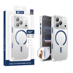 Capa para telemóvel magnética transparente fosca XDcase resistente a choques, para iPhone 17 Pro Max, para iPhone 17 Pro, para iPhone 17