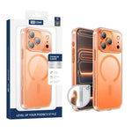 Capa para telemóvel magnética transparente fosca XDcase resistente a choques, para iPhone 17 Pro Max, para iPhone 17 Pro, para iPhone 17