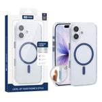 Capa para telemóvel magnética transparente fosca XDcase resistente a choques, para iPhone 17 Pro Max, para iPhone 17 Pro, para iPhone 17