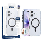 Capa para telemóvel magnética transparente fosca XDcase resistente a choques, para iPhone 17 Pro Max, para iPhone 17 Pro, para iPhone 17