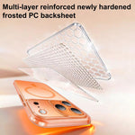 Capa para telemóvel magnética transparente fosca XDcase resistente a choques, para iPhone 17 Pro Max, para iPhone 17 Pro, para iPhone 17