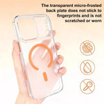 Capa para telemóvel magnética transparente fosca XDcase resistente a choques, para iPhone 17 Pro Max, para iPhone 17 Pro, para iPhone 17