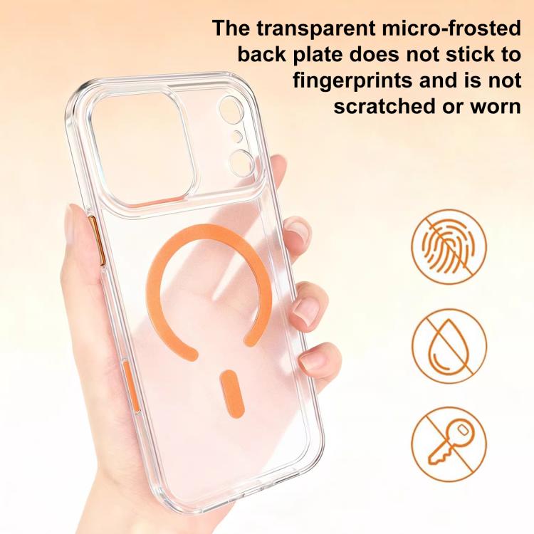 Capa para telemóvel magnética transparente fosca XDcase resistente a choques, para iPhone 17 Pro Max, para iPhone 17 Pro, para iPhone 17