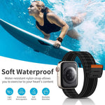 Pulseira de Relógio xDfind com Fecho de Velcro em Nylon Trançado, Para Apple Watch 42 / 44 / 45 / 46 / 49mm, Para Apple Watch 38 / 40 / 41 / S11 42mm