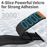 Pulseira de Relógio xDfind com Fecho de Velcro em Nylon Trançado, Para Apple Watch 42 / 44 / 45 / 46 / 49mm, Para Apple Watch 38 / 40 / 41 / S11 42mm