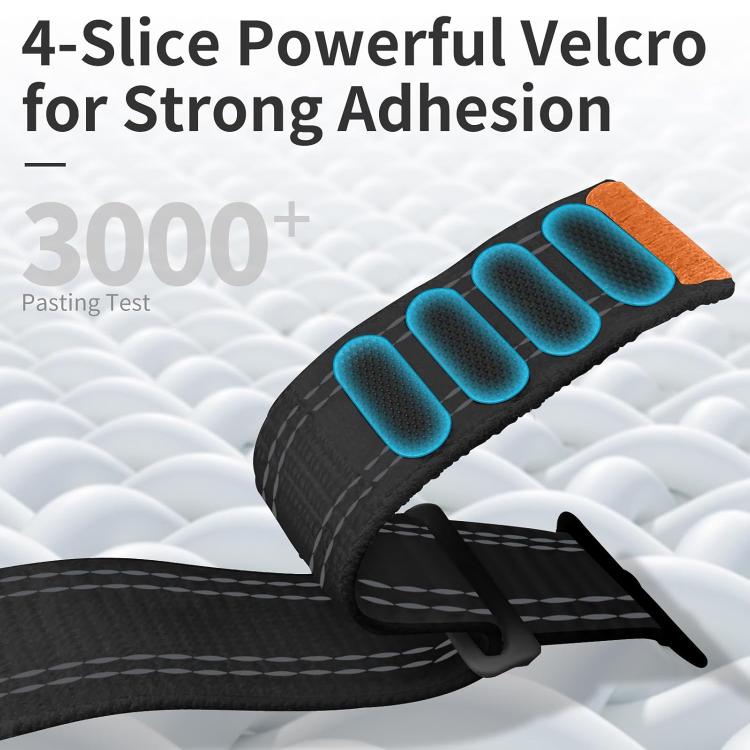 Pulseira de Relógio xDfind com Fecho de Velcro em Nylon Trançado, Para Apple Watch 42 / 44 / 45 / 46 / 49mm, Para Apple Watch 38 / 40 / 41 / S11 42mm