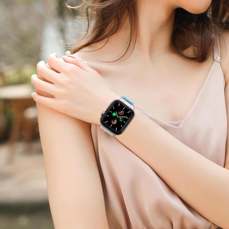 Pulseira de Relógio xDfind com Fecho de Velcro em Nylon Trançado, Para Apple Watch 42 / 44 / 45 / 46 / 49mm, Para Apple Watch 38 / 40 / 41 / S11 42mm