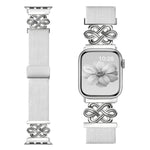 Pulseira de Relógio xDfind com Fecho Magnético em Nylon Trançado Nó Chinês, Para Apple Watch 42 / 44 / 45 / 46 / 49mm, Para Apple Watch 38 / 40 / 41 / S11 42mm