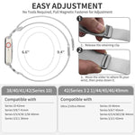 Pulseira de Relógio xDfind com Fecho Magnético em Nylon Trançado Nó Chinês, Para Apple Watch 42 / 44 / 45 / 46 / 49mm, Para Apple Watch 38 / 40 / 41 / S11 42mm