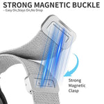 Pulseira de Relógio xDfind com Fecho Magnético em Nylon Trançado Nó Chinês, Para Apple Watch 42 / 44 / 45 / 46 / 49mm, Para Apple Watch 38 / 40 / 41 / S11 42mm