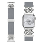 Pulseira de Relógio xDfind com Fecho Magnético em Nylon Trançado Nó Chinês, Para Apple Watch 42 / 44 / 45 / 46 / 49mm, Para Apple Watch 38 / 40 / 41 / S11 42mm