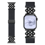 Pulseira de Relógio xDfind com Fecho Magnético em Nylon Trançado Nó Chinês, Para Apple Watch 42 / 44 / 45 / 46 / 49mm, Para Apple Watch 38 / 40 / 41 / S11 42mm