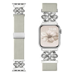 Pulseira de Relógio xDfind com Fecho Magnético em Nylon Trançado Nó Chinês, Para Apple Watch 42 / 44 / 45 / 46 / 49mm, Para Apple Watch 38 / 40 / 41 / S11 42mm